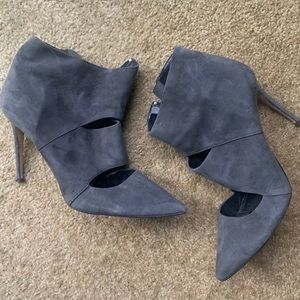 Dune London grey cutout bootie. Size 40